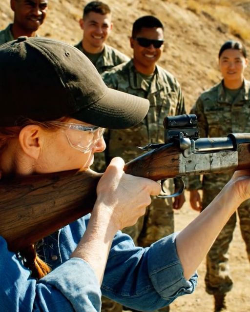 Soldiers Mocked The Cleaning Lady At The Gun Range – Until The General Saw Her Tattoo