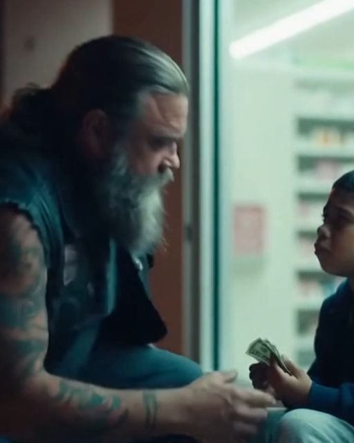I Saw A Biker Approach A Crying Boy Outside A Pharmacy – What He Did Left Me Speechless