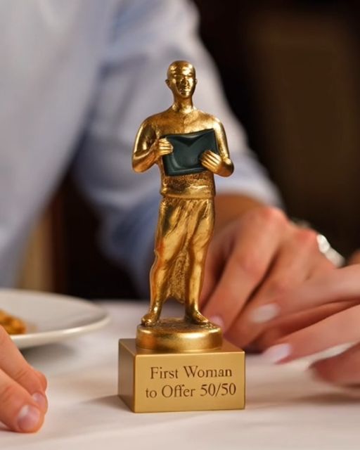 My Date Pulled Out A Trophy At Dinner – And What He Said Next Left Me Speechless