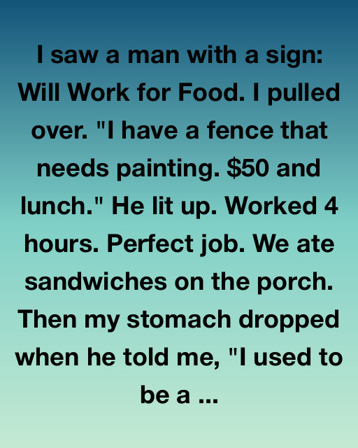 The Man Who Painted My Fence