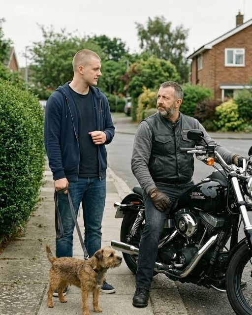 Biker Confonts Animal Abuser, Then Reveals Who He Really Is