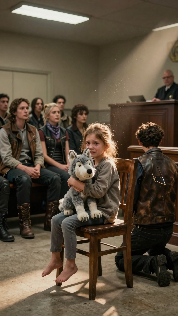 Bikers Lined The Courtroom Walls — The Judge Told Them To Leave. Then The Little Girl Spoke.